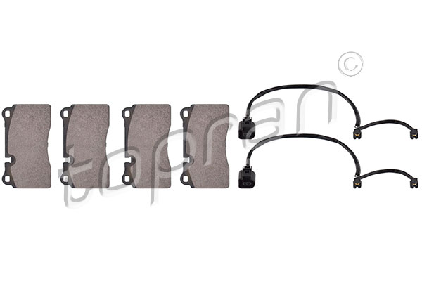 BRAKE PAD SET FRONT TOU / 08 - 010 /