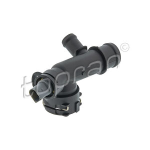 Coupling piece, radiator hose, with temperature sensor, with clamp FOR VW GOLF/VII PASSAT/B8 ARTEON/SHOOTING/BRAKE T-ROC A3, CUPRA,SEAT,SKODA