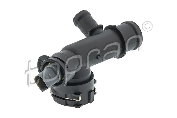 Coupling piece, radiator hose, with temperature sensor, with clamp FOR VW GOLF/VII PASSAT/B8 ARTEON/SHOOTING/BRAKE T-ROC A3, CUPRA,SEAT,SKODA
