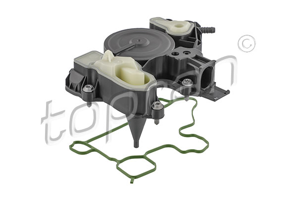 Oil separator, crankcase ventilation, valve cover, upper, with seal for VW Beetle Golf Audi A3 A4 Q3 TT 1.8L 2.0L