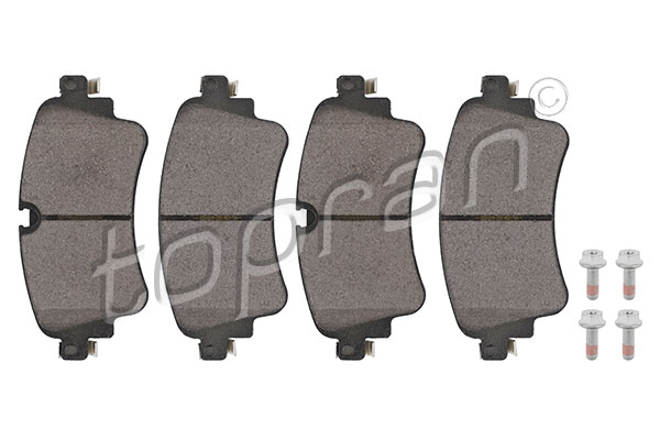 Brake pad set, disc brake, rear axle For VW CR7 AUDI Q7 Q5 A4 B9 A5 A6 A7 A8